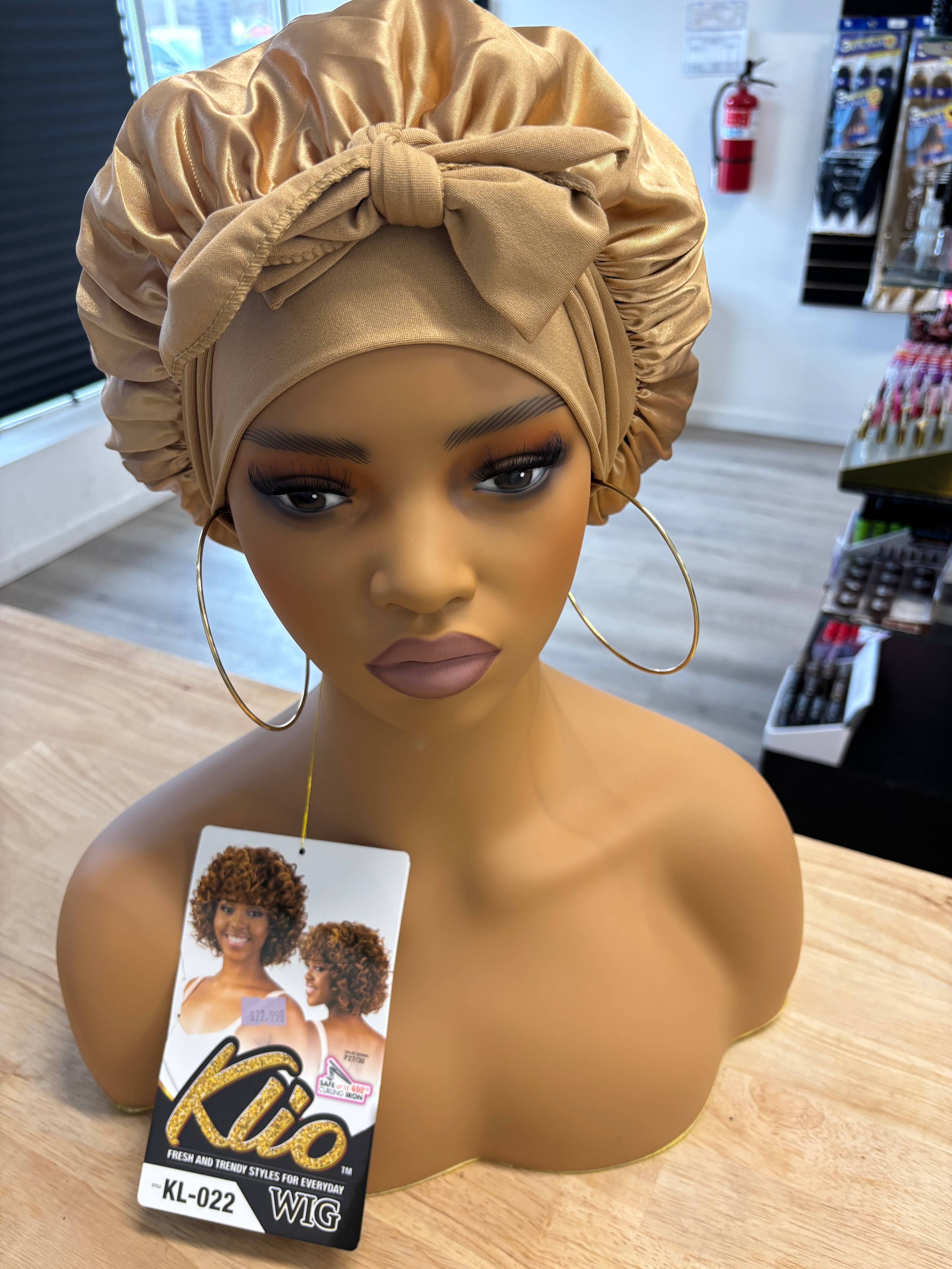 Satin Tie Bonnet - Multiple Colors Available