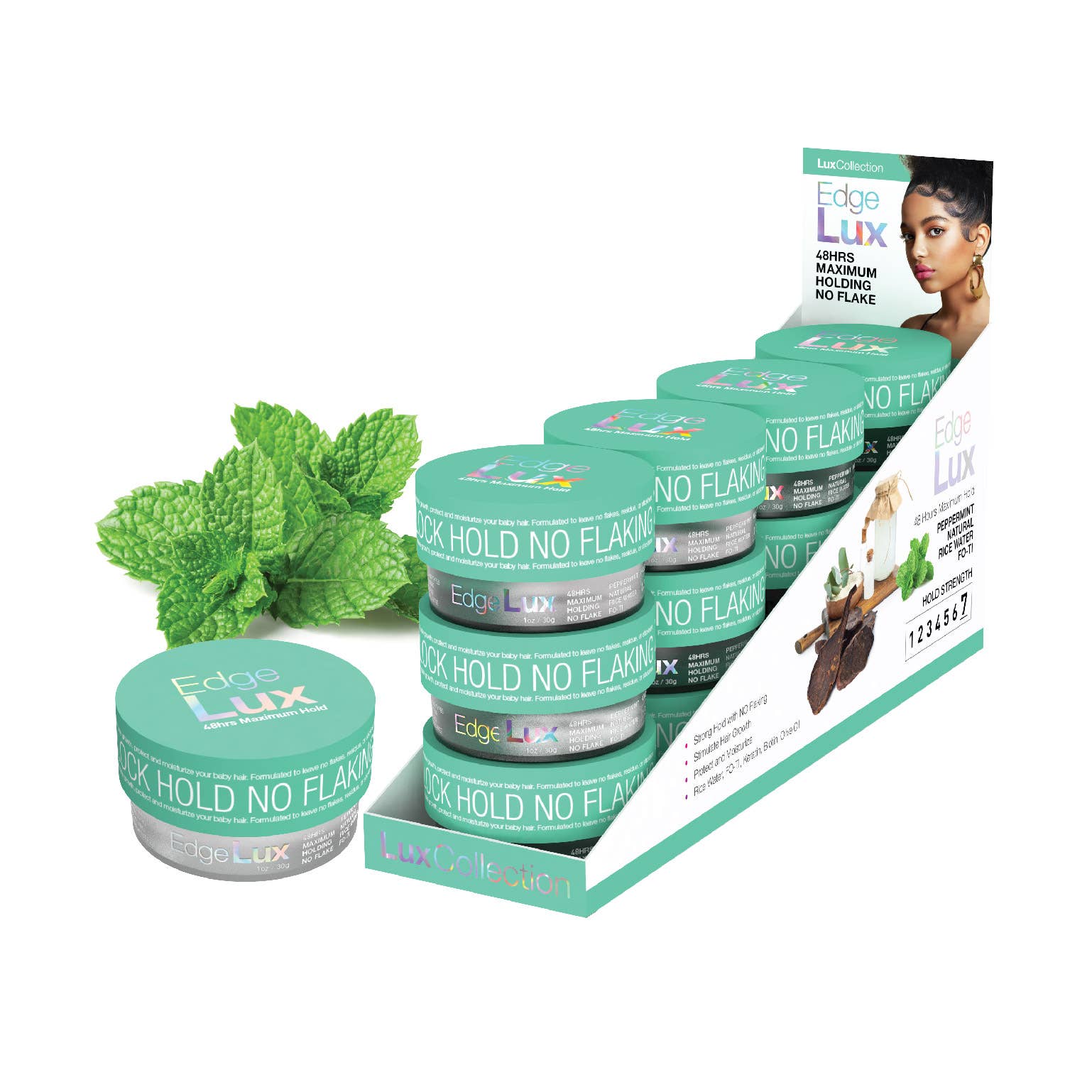 Lux Collection Edge Lux Edge Control Wax 48Hour Maximum Hold 1oz