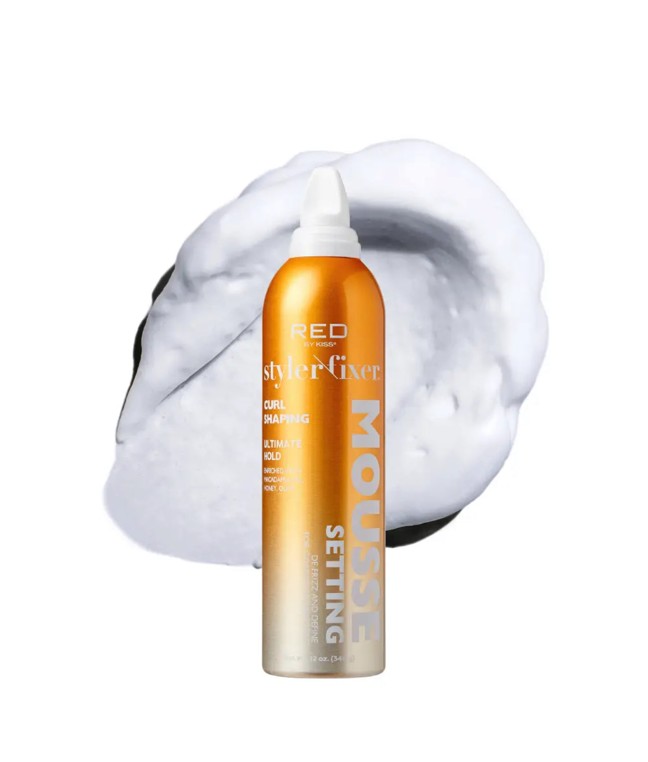 Frizz Control Setting Mousse For Braid And Curls Curl Shaping