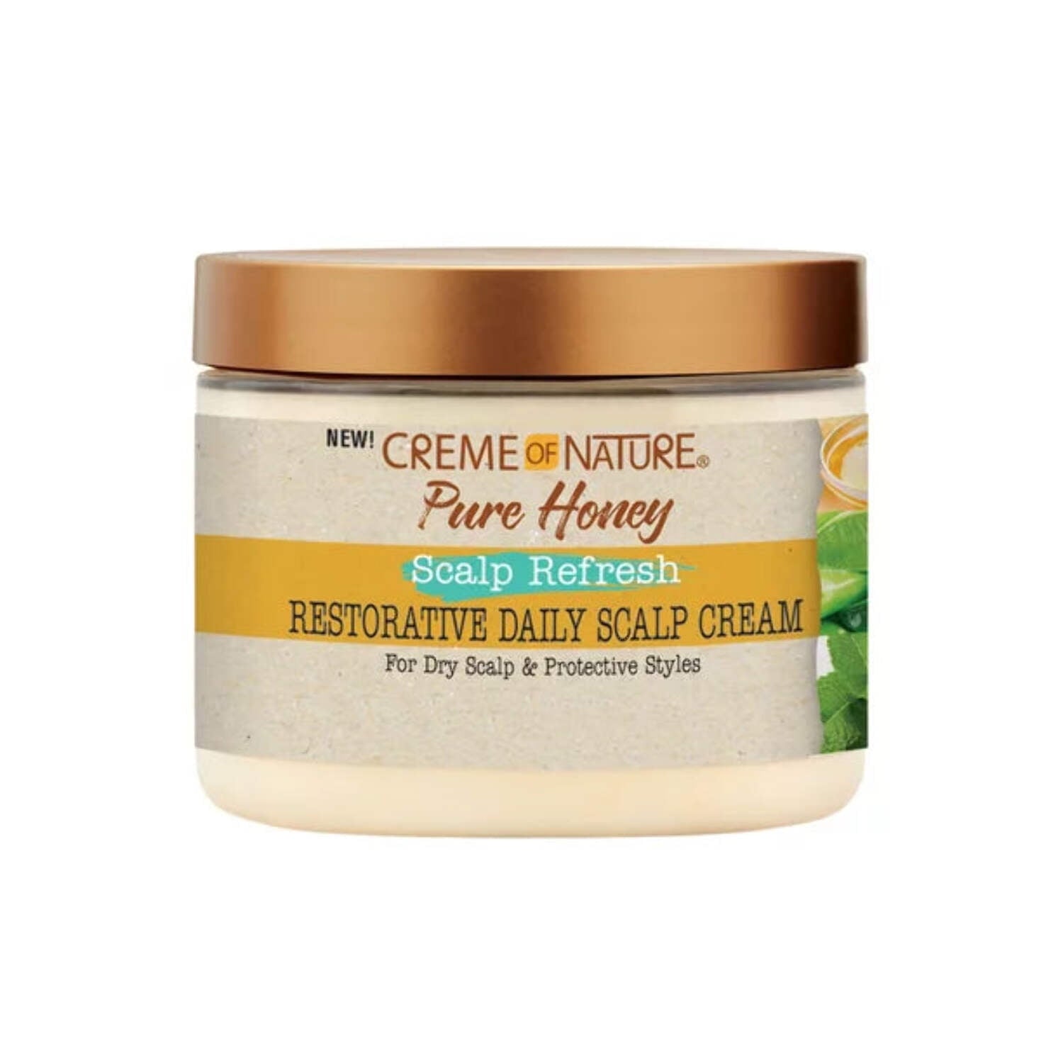 Creme of Nature Pure Honey Scalp Refresh Restorative Daily Scalp Cream 4.7 oz.