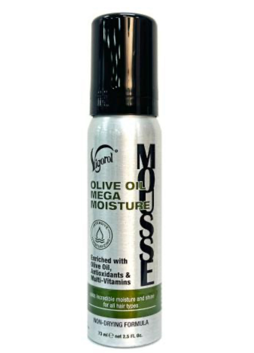 Vigorol Olive Oil Mega Moisture Foaming Mousse 2.5oz
