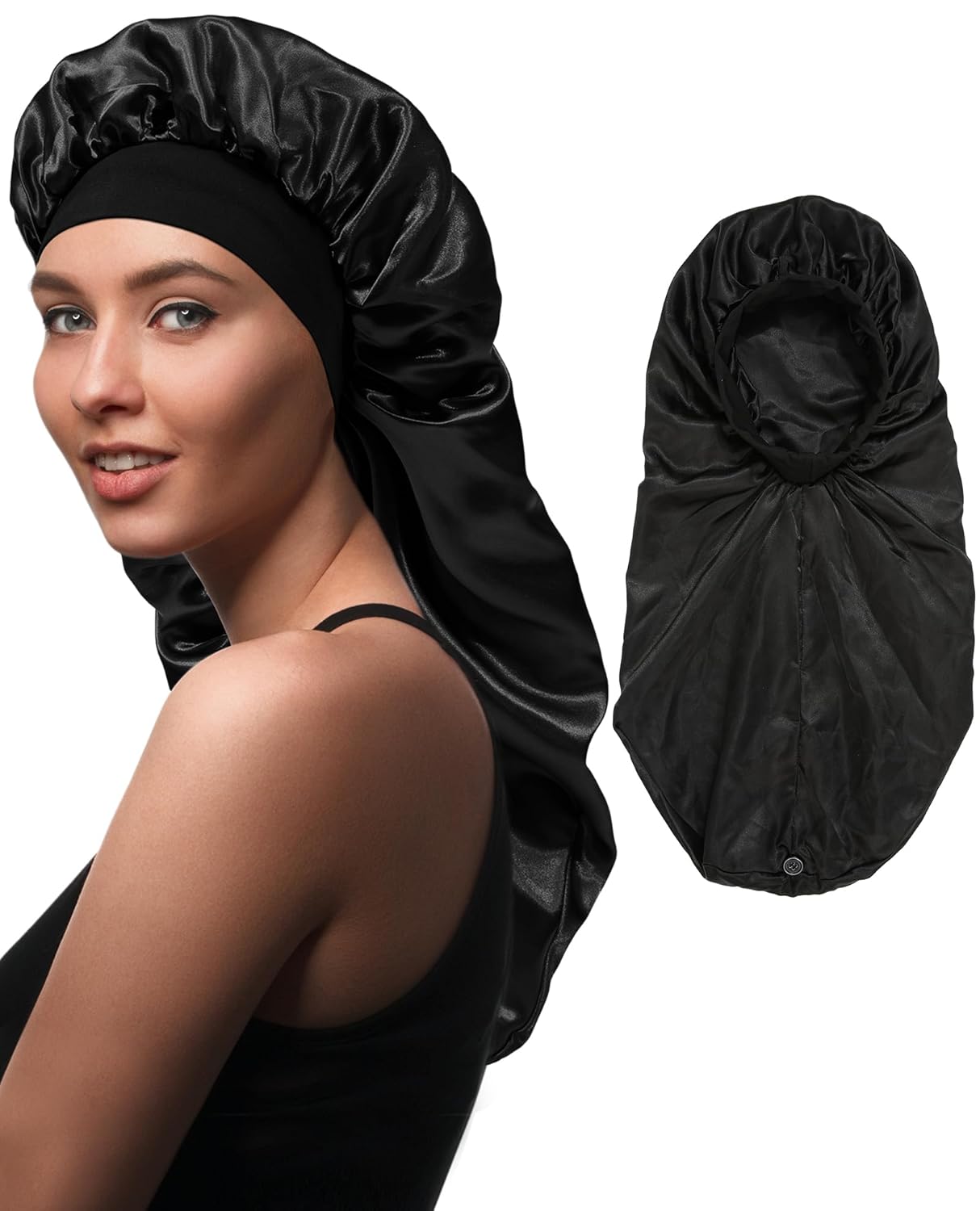 DONNA SATIN BRAID BONNET