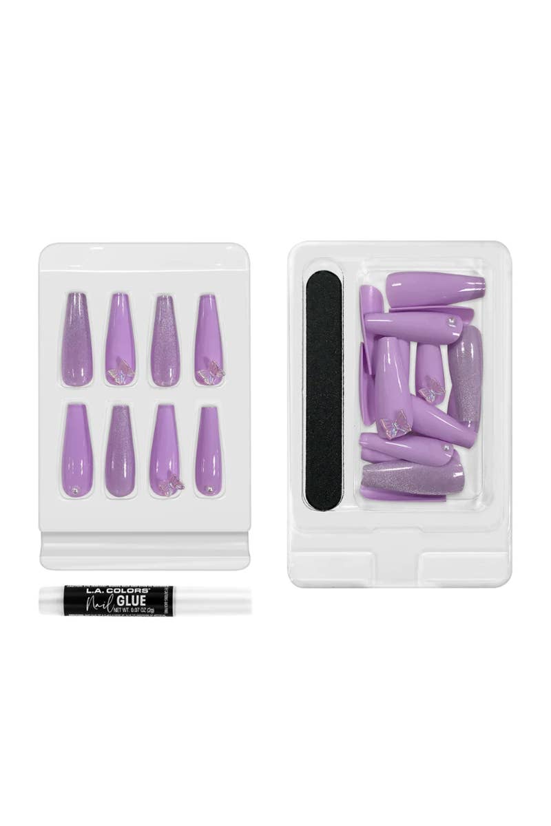 LA Colors CNT471 Lavish Luxe Nail Tip Kit Muse - 3pc