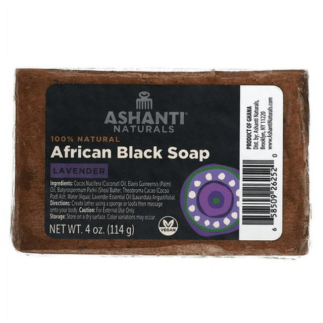 Ashanti 100% Blk Soap Bar Lav