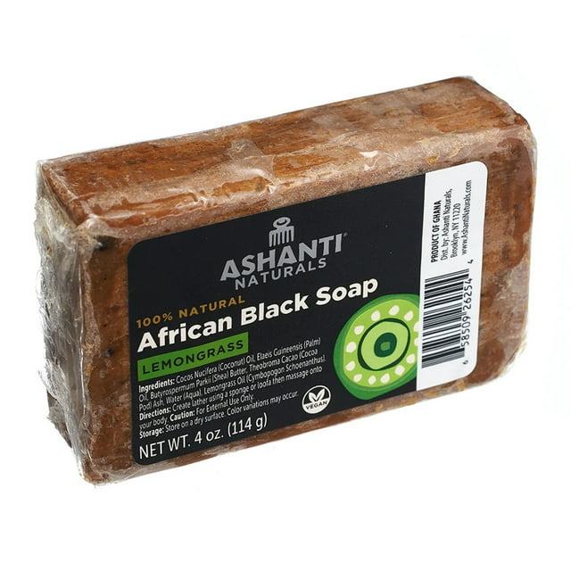 Ashanti 100% Blk Soap Bar Tea Tree