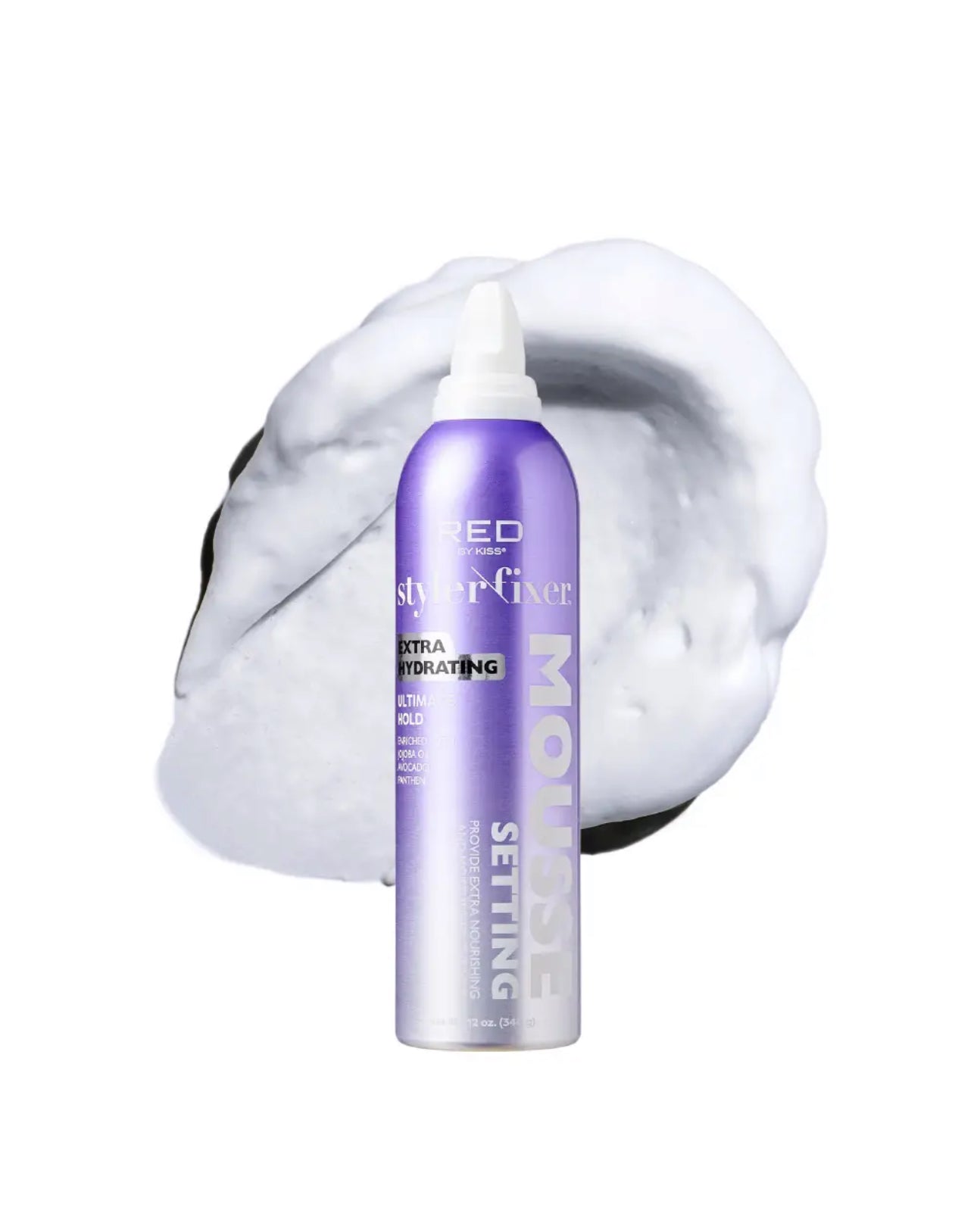 Frizz Control Setting Mousse For Braid And Curls Extra Hydrating