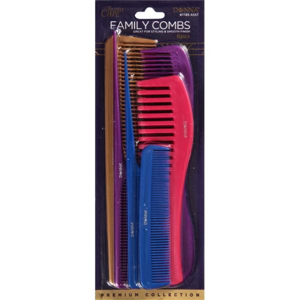 Donna Family Combs 6pc