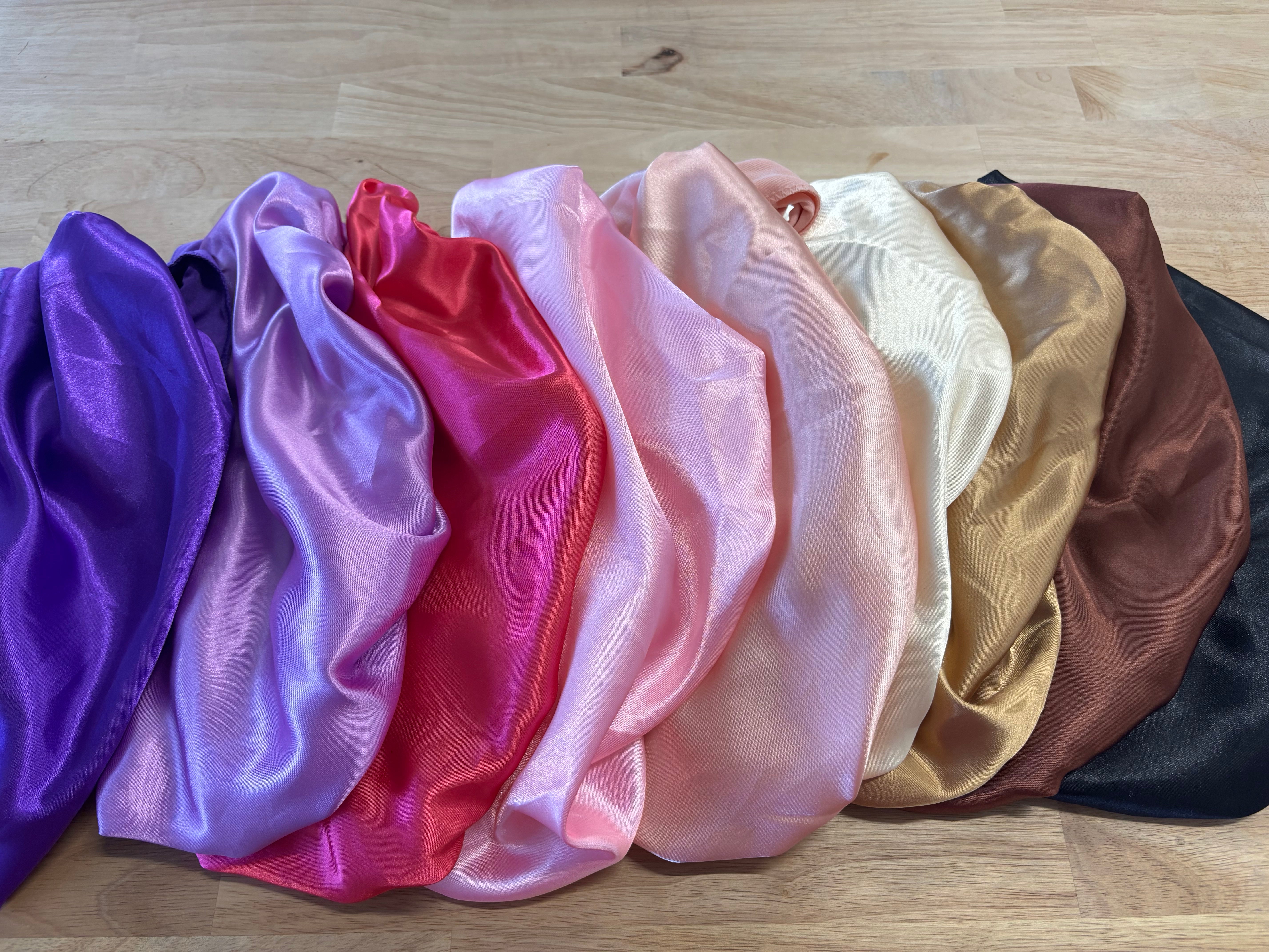 Satin Tie Bonnet - Multiple Colors Available