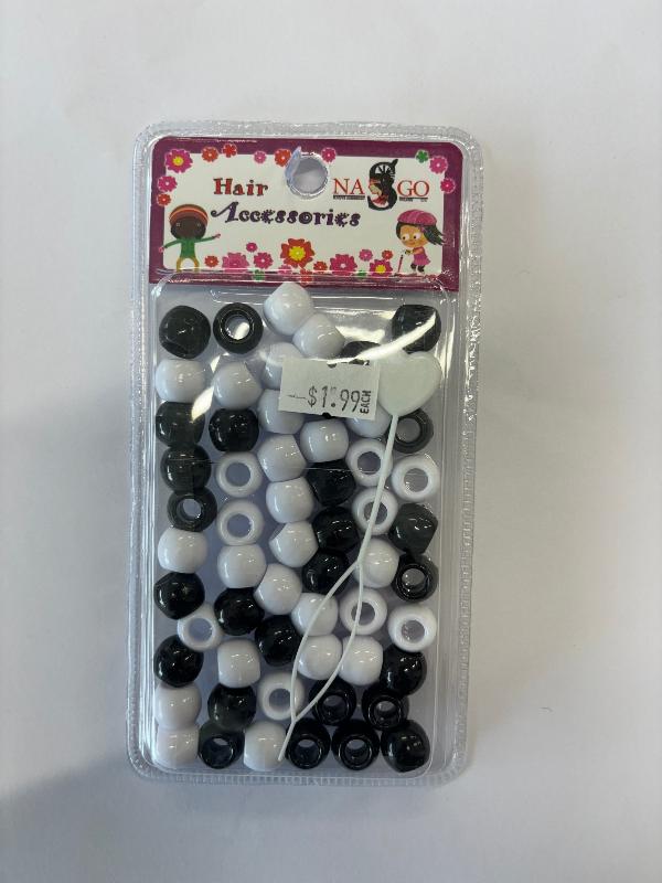 Nago Small Beads Blk/white