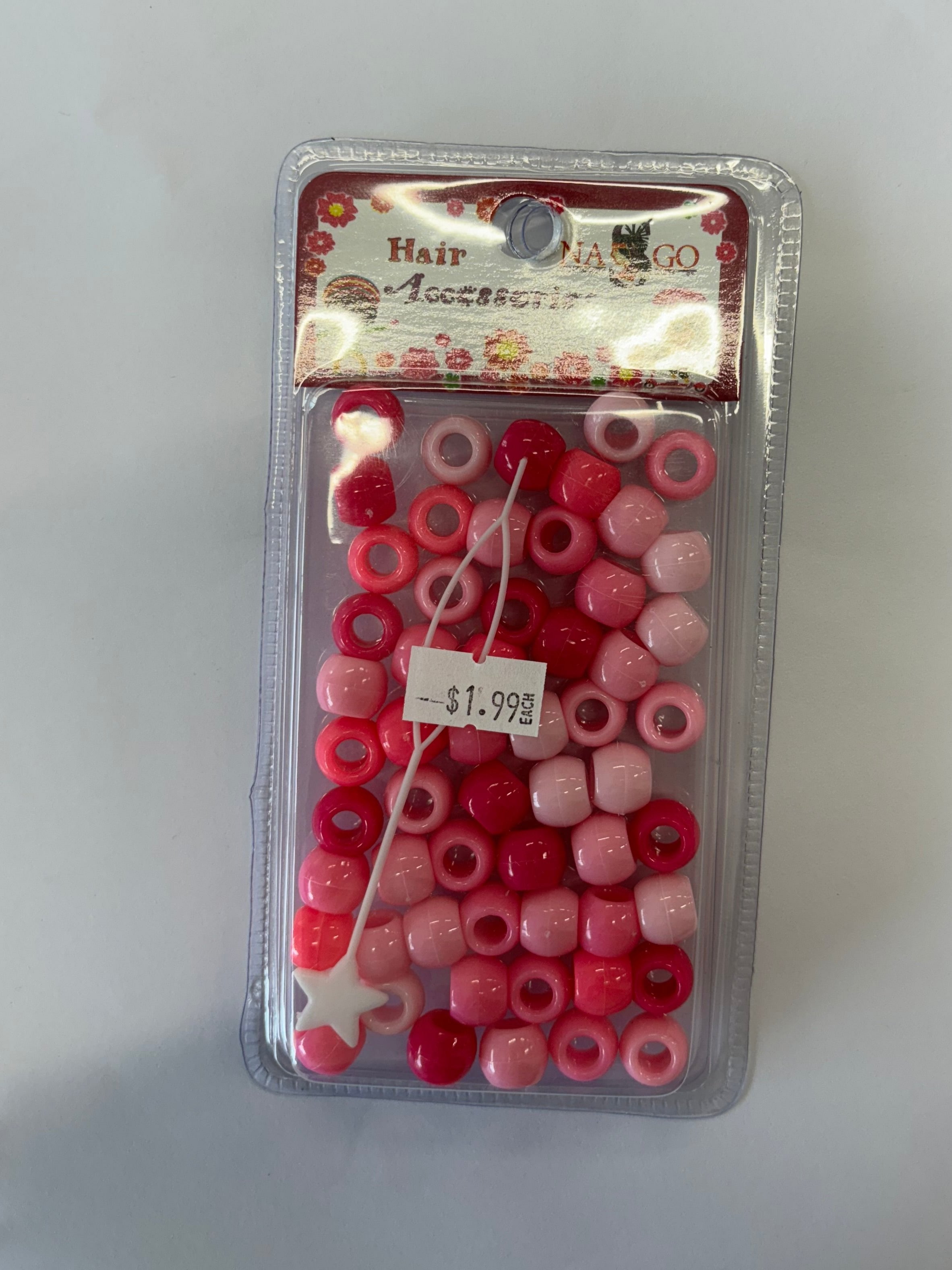 Nago Small Beads Pink Multi