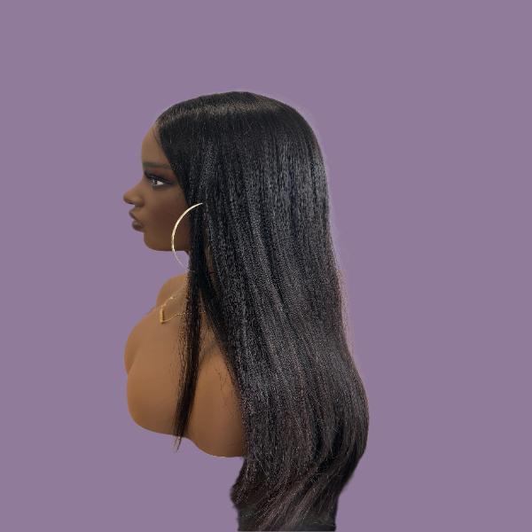 20" Silky Straight Glueless HD 5x5 Closure Lace Wig Wear N Go Wig