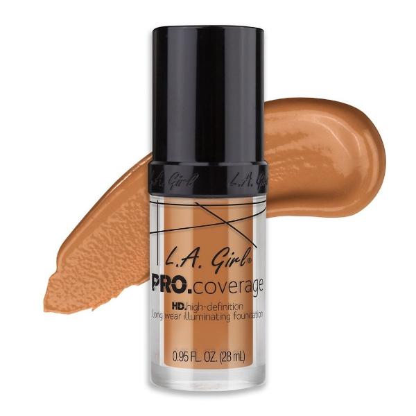 LA Girl Pro Coverage Illuminating Foundation Tan