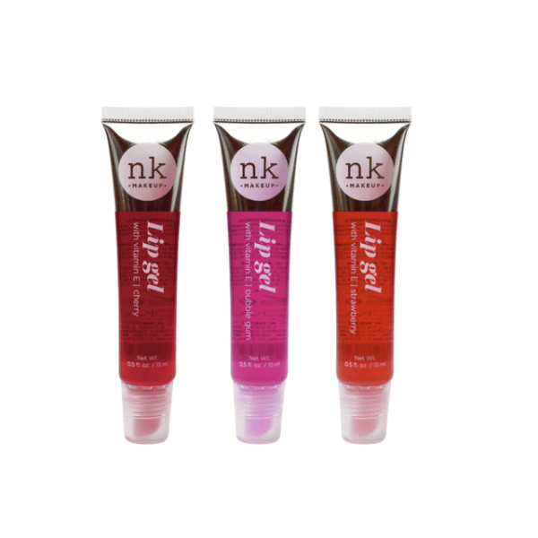 Nicka K NK Lip Gel Strawberry/Bubble Gum/Cherry