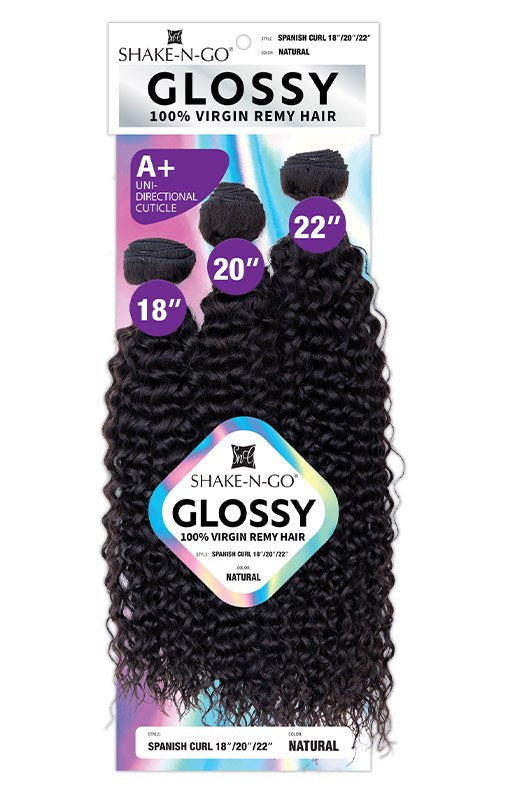 Glossy Spanish Curl 18,20,22