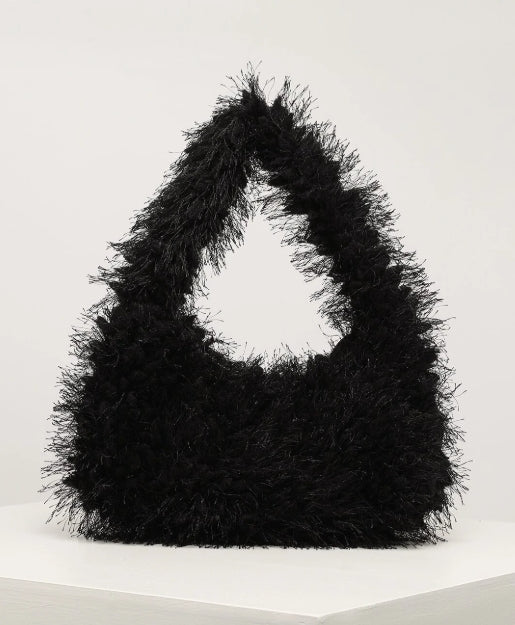 Fuzzy Soft Hand Bag