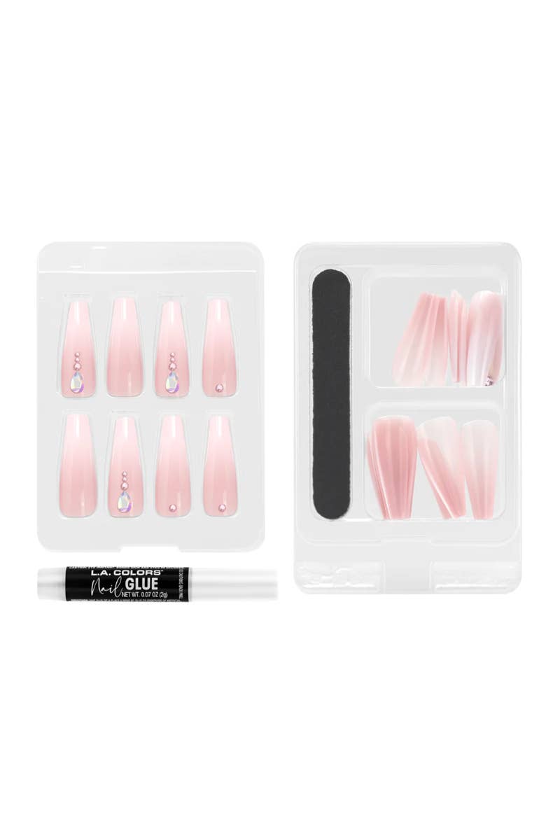 LA Colors CNT365 Lavish Luxe Nail Tip Kit Venus - 3pc