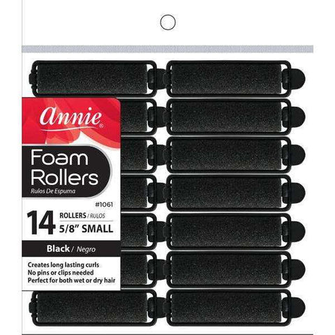 Annie Foam Rollers S 14ct Blk