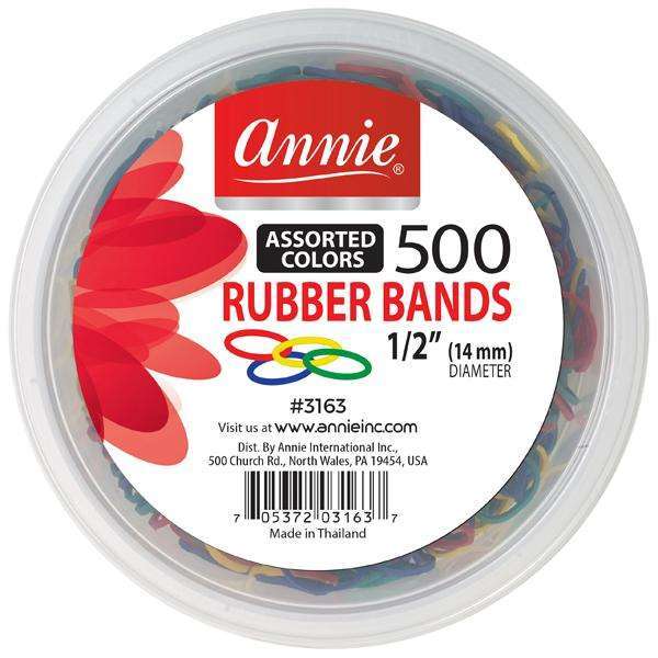 Annie Rubber Bands Lg 250ct Blk