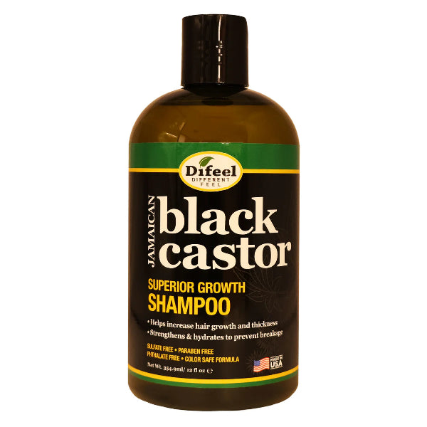 Difeel Superior Growth Jamaican Black Castor Shampoo 12oz