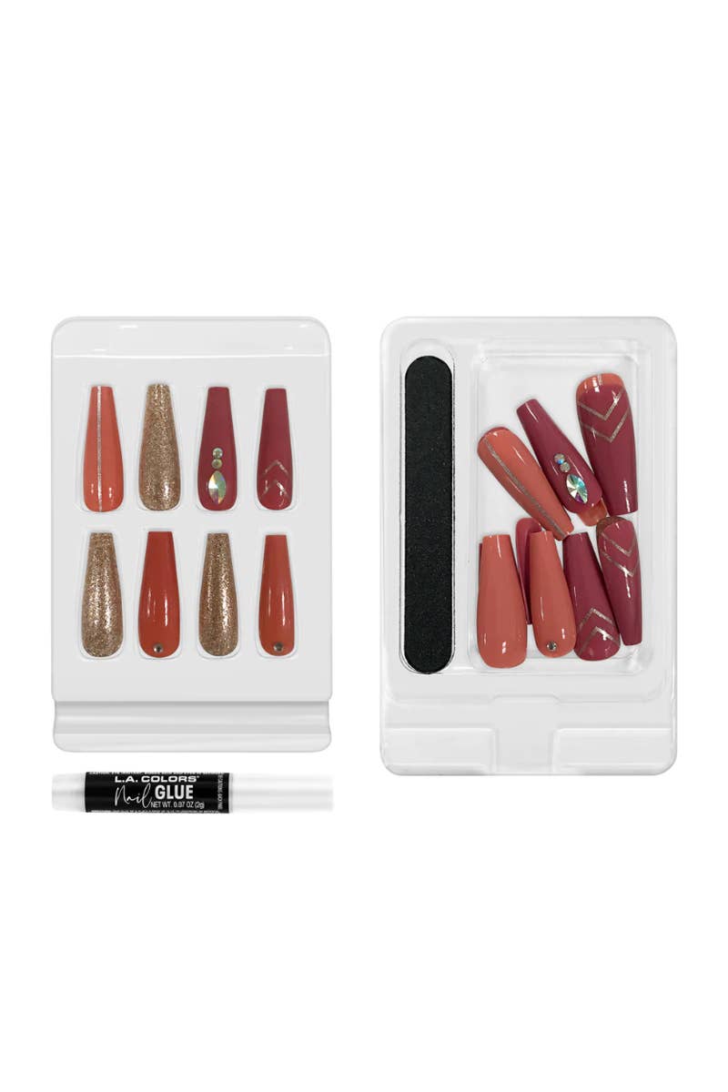 LA Colors CNT469 Lavish Luxe Nail Tip Kit Kindred Spirit