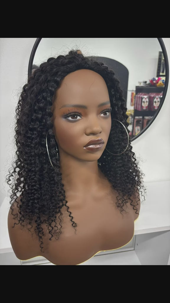 Pre Order Kinky Curly Half Wig