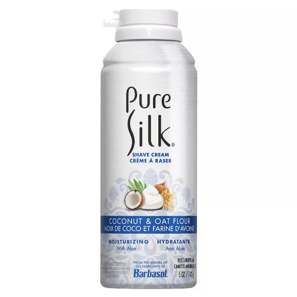 Pure Silk Shave Cream Coconut and Oat Flour