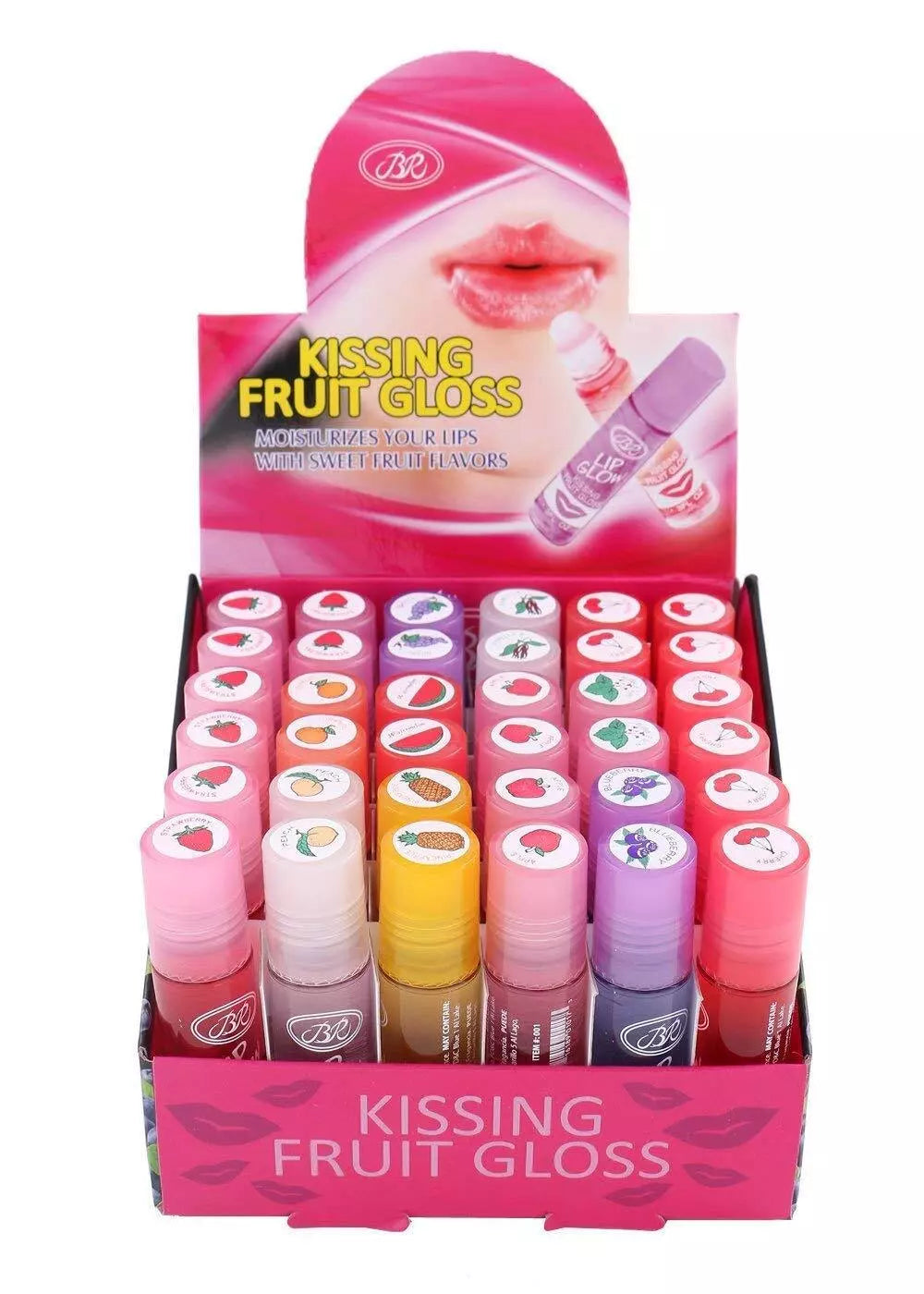 Assorted Flavors Kissing Fruit Gloss Lip Glow Lipgloss